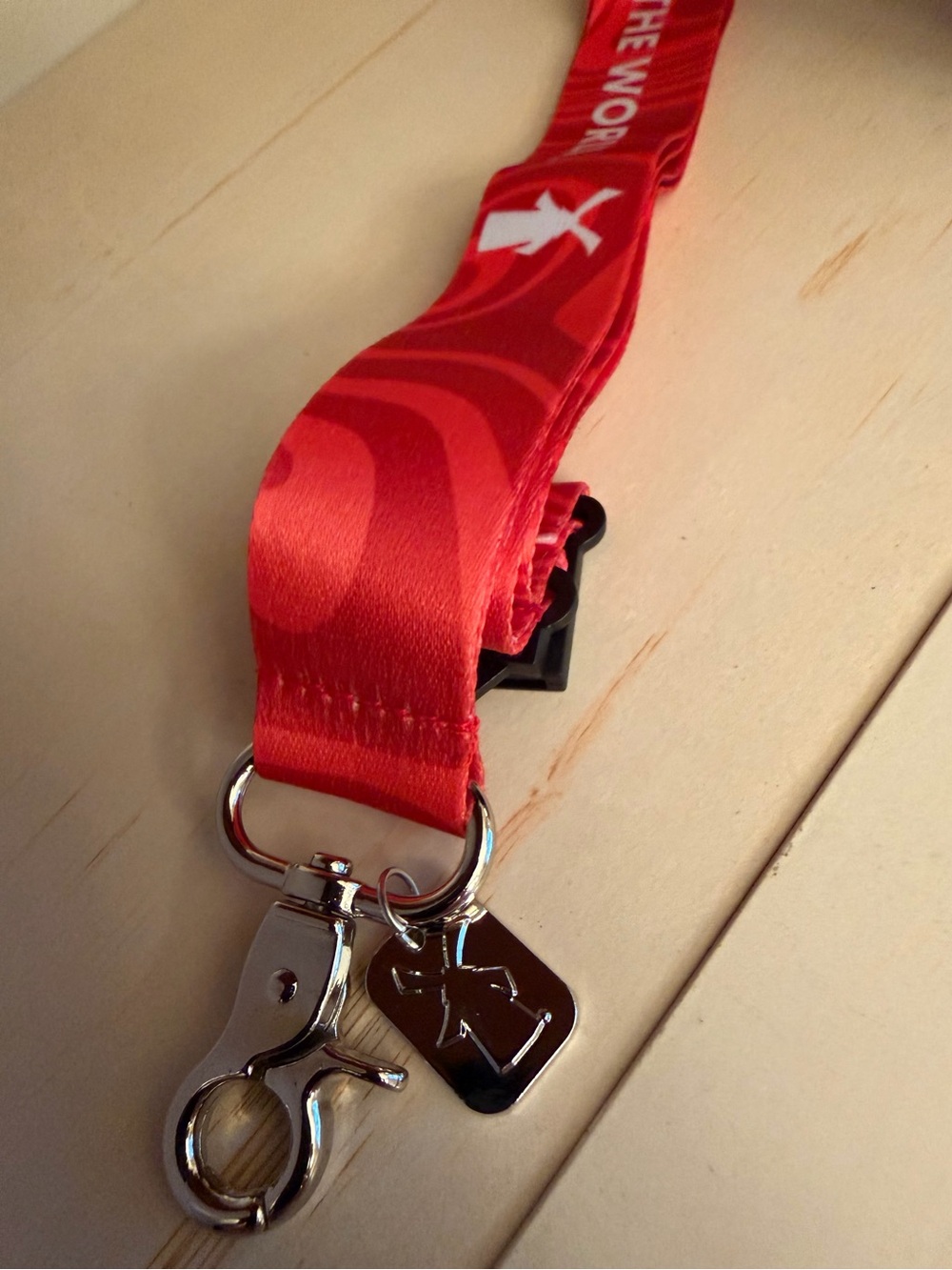 Dutch Bros Red Lanyard with Charm and Pin - Picture 4 of 7